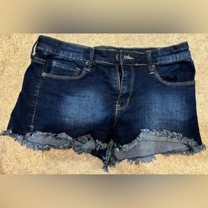 Denim shorts